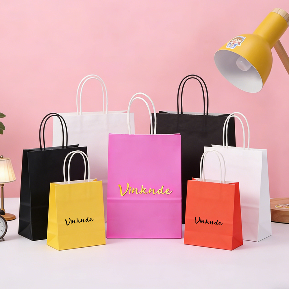 100Pcs Custom Paper Gift Bag w - Luxury Bags In Store ulasan dan harga