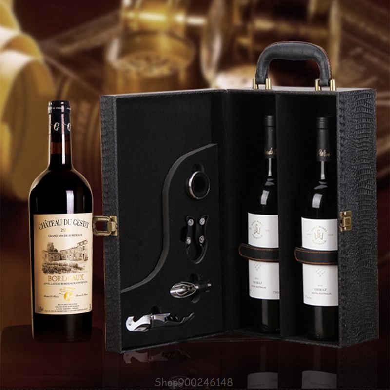 Wine Bottle Box Leather Luxury - Luxury Bags Eu ulasan dan harga