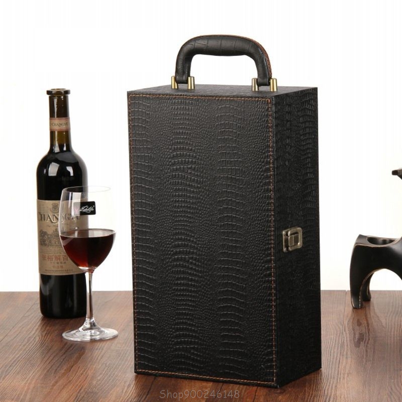 Wine Bottle Box Leather Luxury - Luxury Bags Eu ulasan dan harga