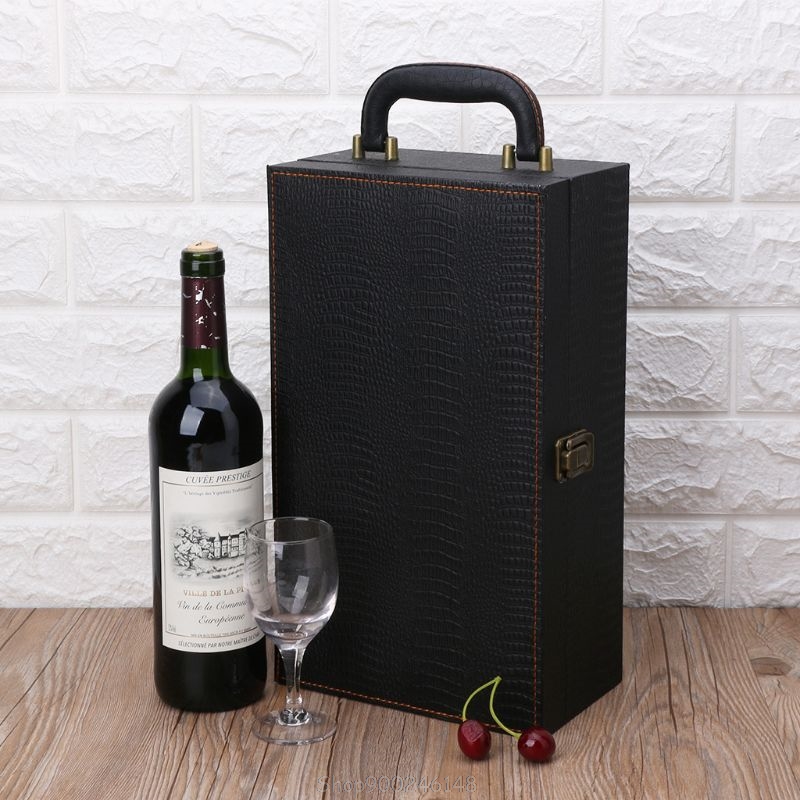 Wine Bottle Box Leather Luxury - Luxury Bags Eu ulasan dan harga