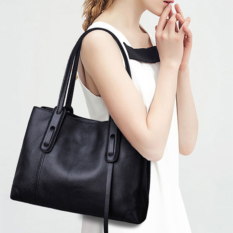 Genuine Leather Tote Bag Luxur - Luxury Bags Supplier ulasan dan harga