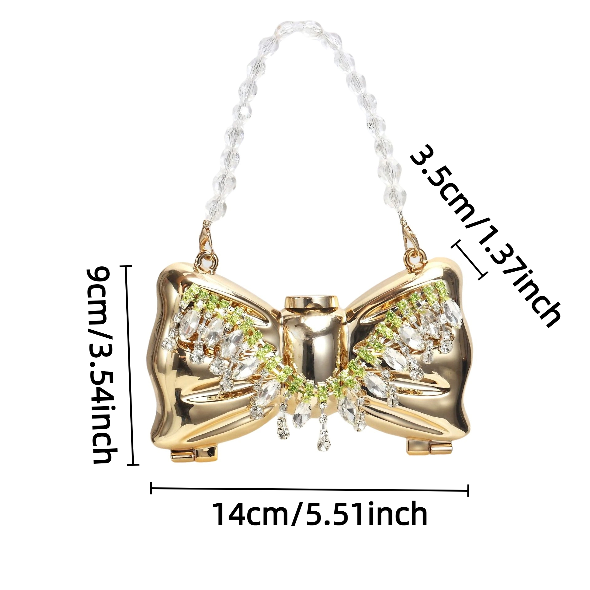 Luxury Fashion Metal Mini Hand - Luxury Bags Trending ulasan dan harga